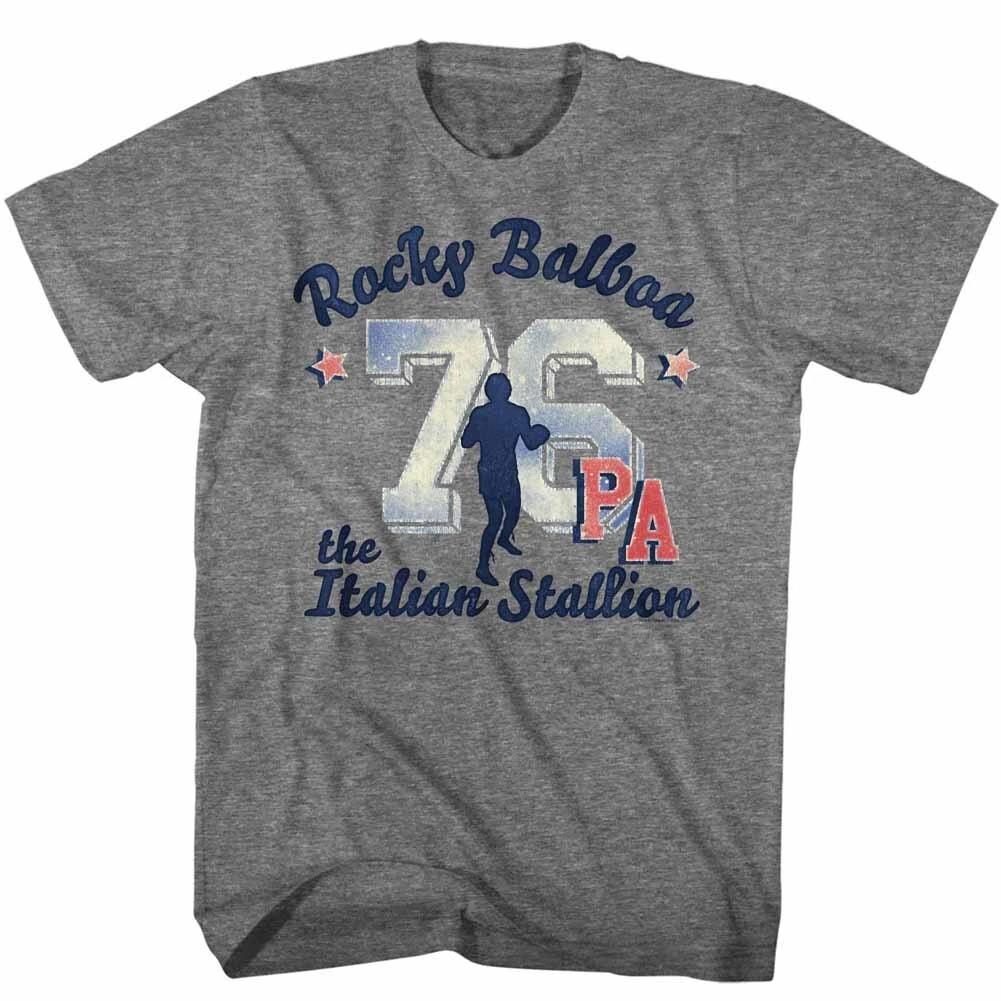 Rocky Movie Rocky Balboa Silhouette 76 PA The Italian Stallion Men s T Shirt 3XL