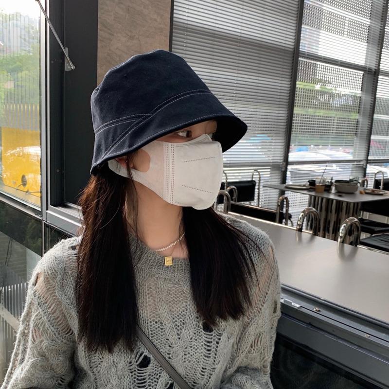 2023 Spring Autumn New Woman Solid Color Suede Fisherman Hat Fashion Leather Military Cap Sun Visor Hat Bucket Hat