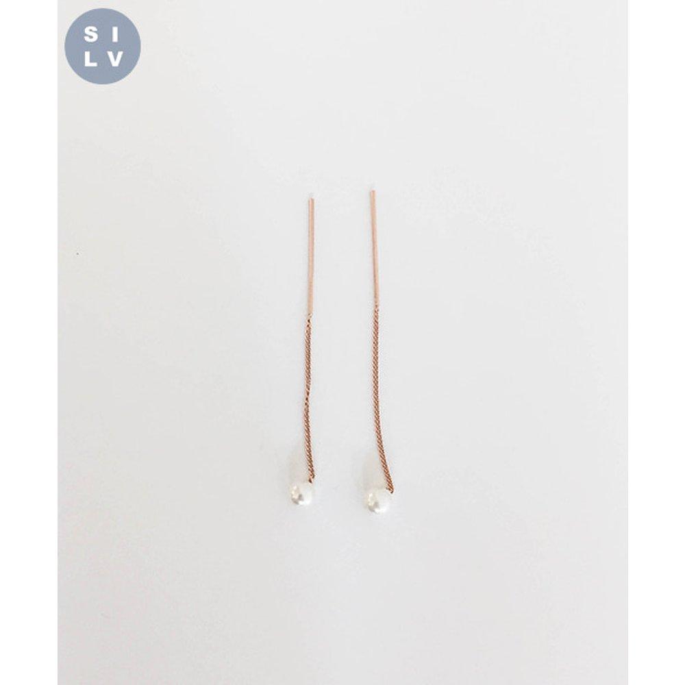 [4Xtyle] (Silver925) Pearl Drop Earring