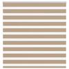 VidaXL Store Zebra Brown Sand Fabric Width 140.9cm Polyester, Zebra Roller Blind, Zebra Blind for Window, Blind 4014556