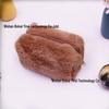 Candy Color Embroidered Macaron Plush Pencil & Makeup Bag