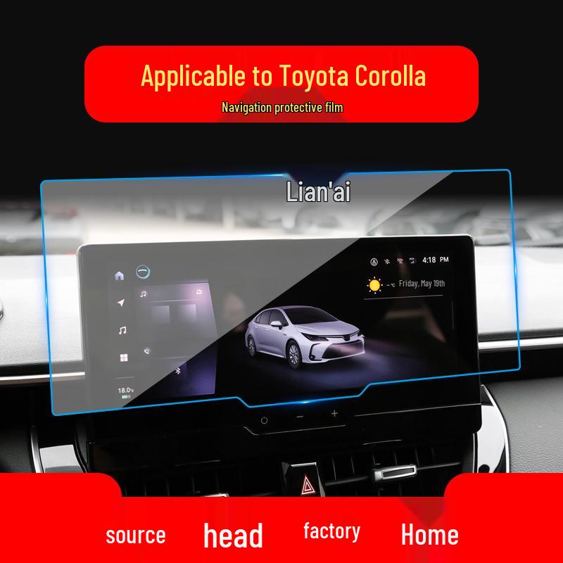 Toyota Corolla Navigation & Console Protection Film - Fits 25 Models