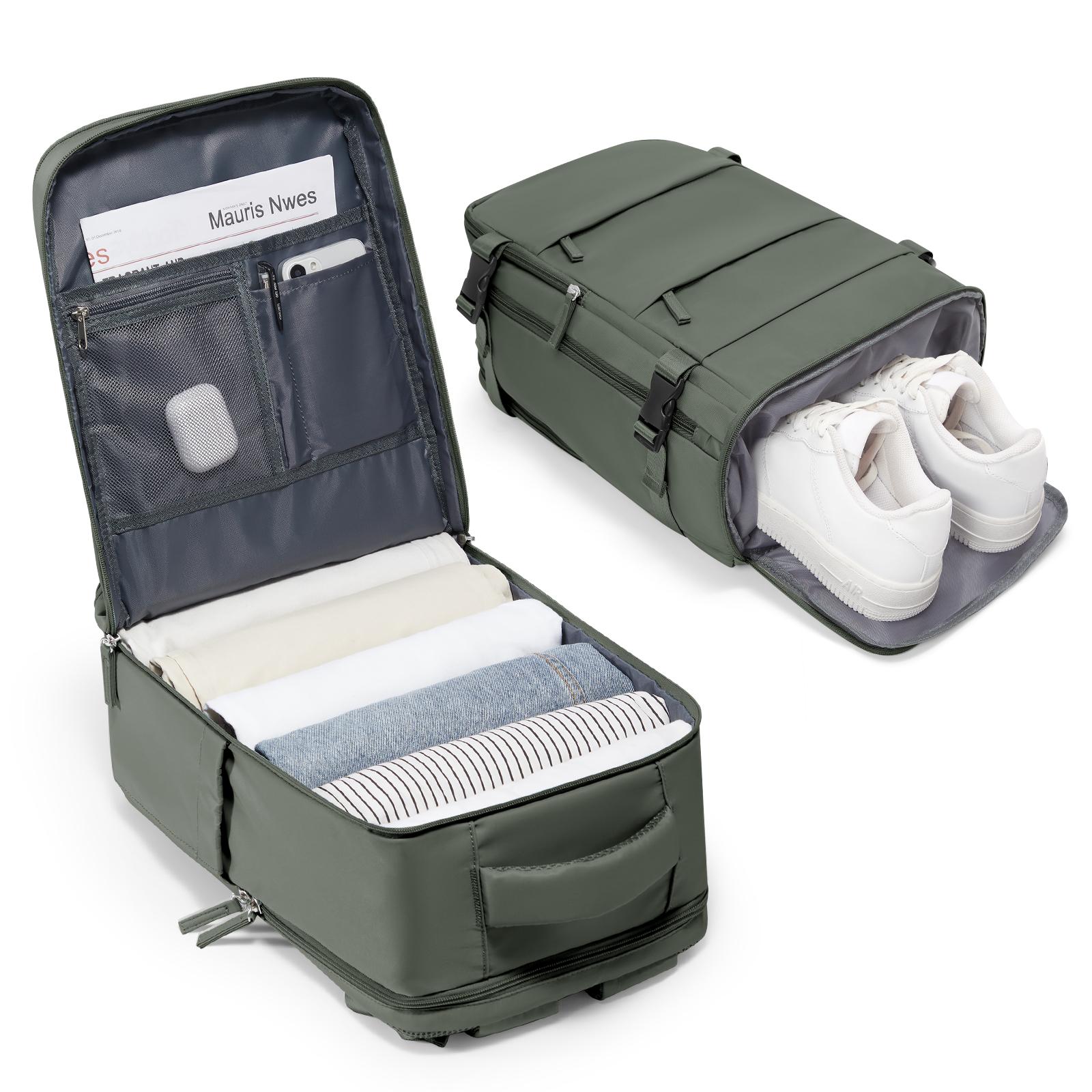 

Ручная кладь Ryanair 40x20x25 под сиденье Easyjet 45x36x20 Дорожный рюкзак Школьное отделение Сумка для ноутбука Многоцелевая сумка для ручной клади Small зелёный