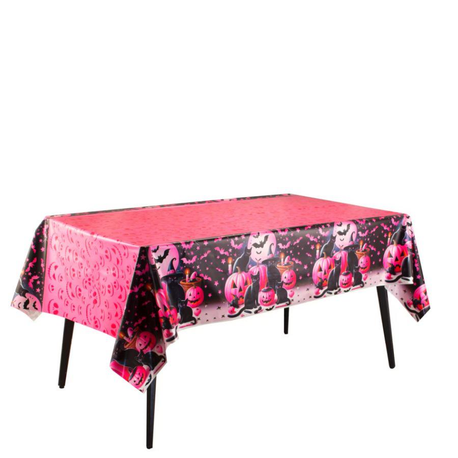 Halloween & Christmas Theme PEVA Tablecloth - Disposable Party Decor