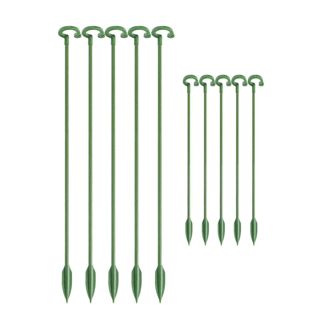 10Pcs Plastic Plant Supports Flower Stand Reusable Protection Fixing Tool Gardening Supplies for Vegetable Holder Bracket