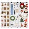 3 Packs Grid Wall Panels, 610 X 1828 Mm Wire Grid Panels Display Rack, Wall-Mounted Art Display Shelf
