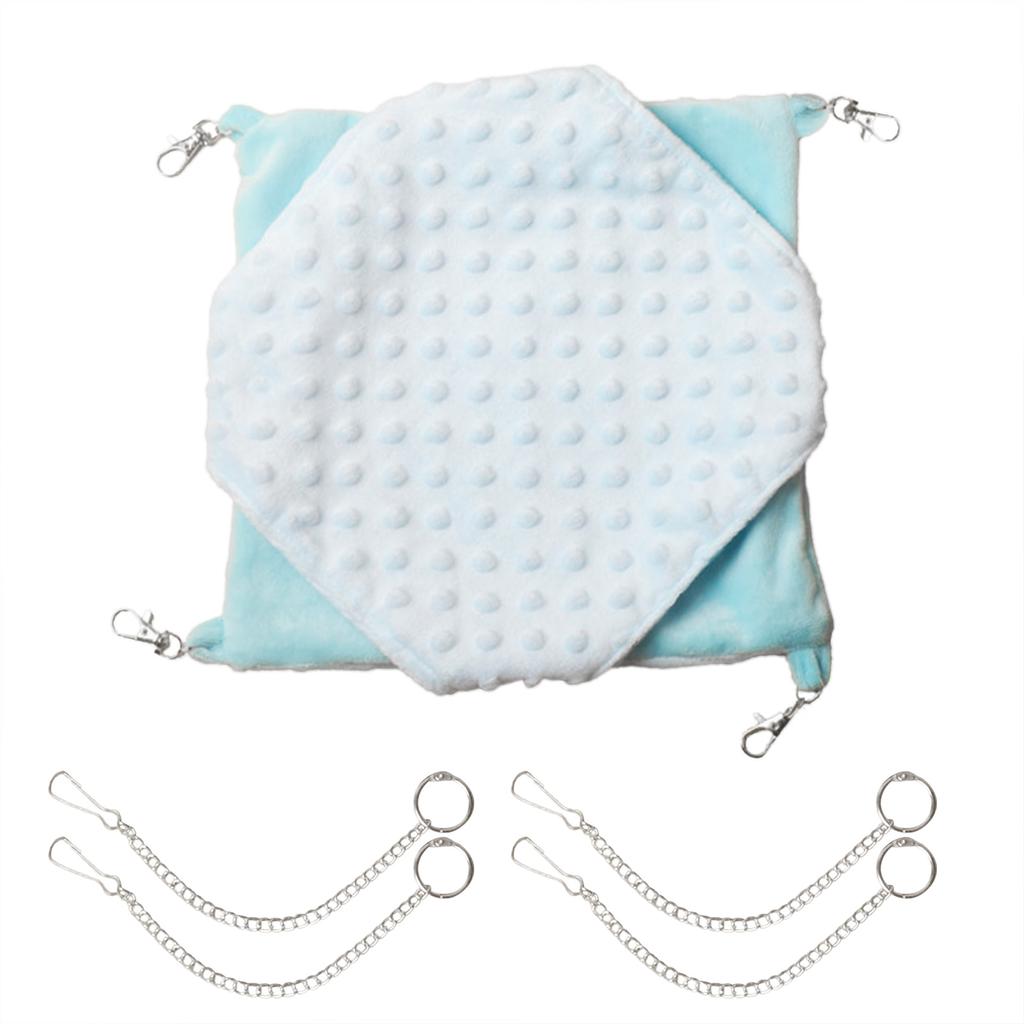 Sugar Gliders Bed Cage Hammock Small Animal Warm Bed House Cage Nest Hammock Soft Furry Bed Small Pet House