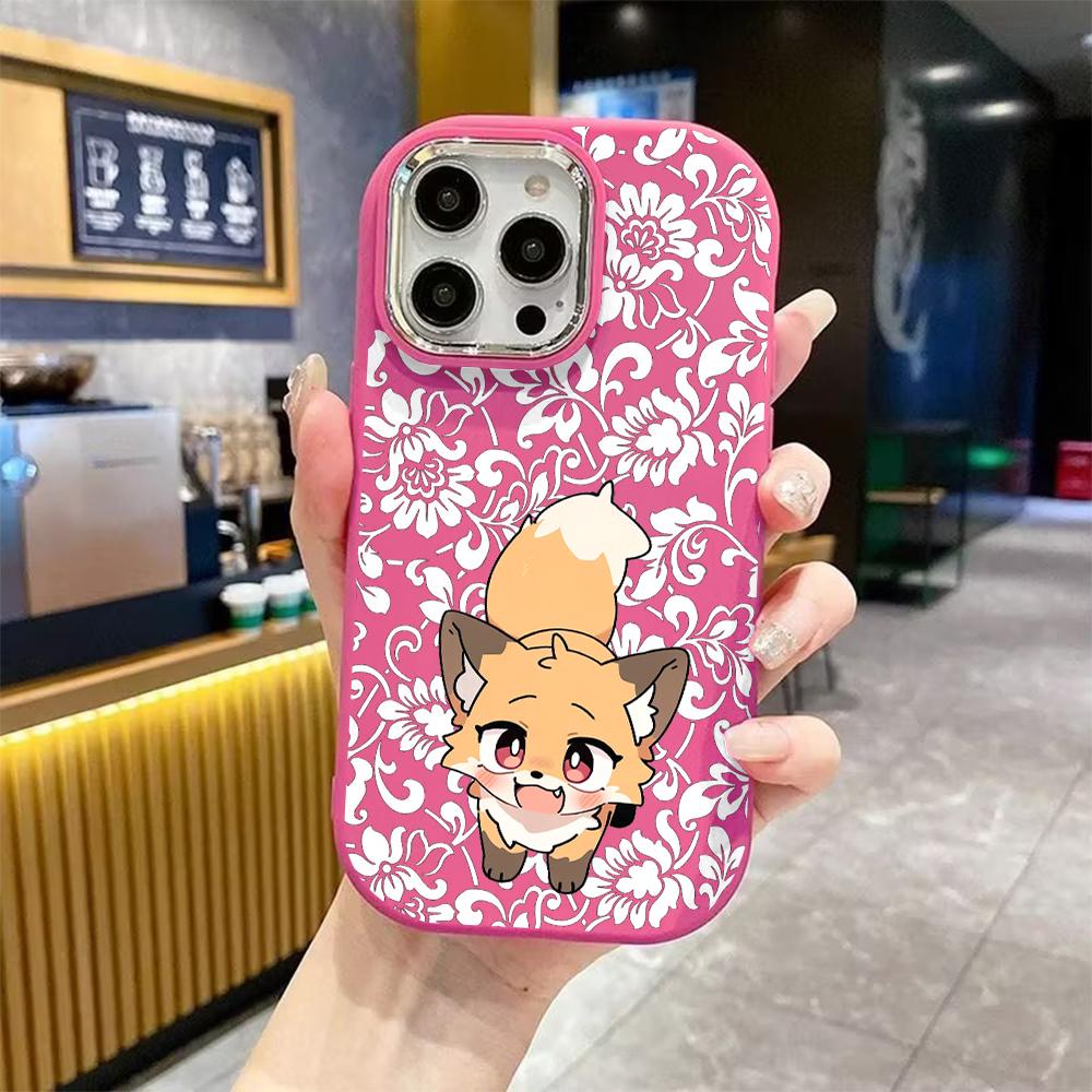 Phone Case: 2D Flat Design Suitable for iPhone 18 17 16 15 14 13 Pro Protective Case, Couple Style, Little Fox, Christmas and Halloween Gifts