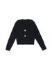 Elegant Solid Color Long Sleeve Button Knit Cardigan - Autumn 2025 Women's Fashion
