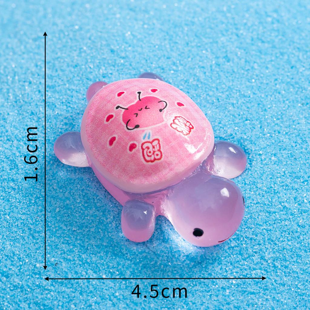 Mikrokrajina Svítící ve tmě Ovocná Želví Dvojice Dotek Kutilství Dekorativní Doplňky Želva Mini Pryskyřičná Drobnost