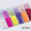 6 Grids/Bag Nail Art Sequins Colorful Nail Polish Flakes Foils For Manicures