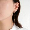 Kuma brick earrings KM8E0079 SI [Official] [Vendome Aoyama] [Kengo + MA,YU] [Kengo Kuma]