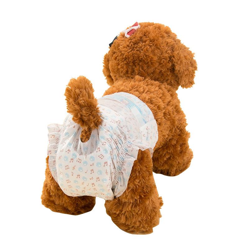 10/12PCS/pack Super Absorption Physiological Pants Dog Diapers For Dogs Pet Female Dog Disposable Leakproof Nappies Puppy