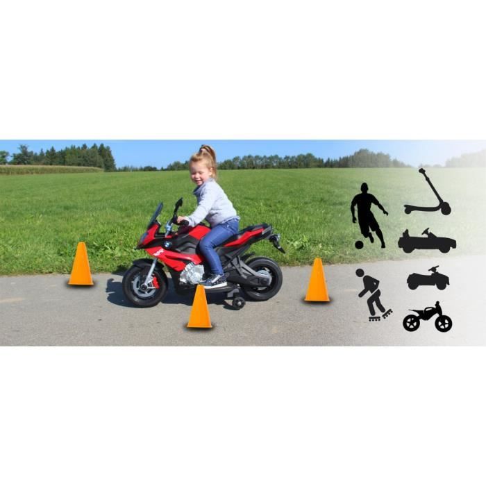 Ensemble de 4 pylônes de signalisation pour enfants - Marque - Modèle - Couleur orange - Mixte - 3 à 7 ans