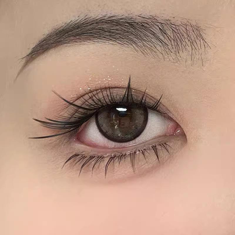Little Genius Fox-Style Curly False Eyelashes - Natural Dense Daily Look