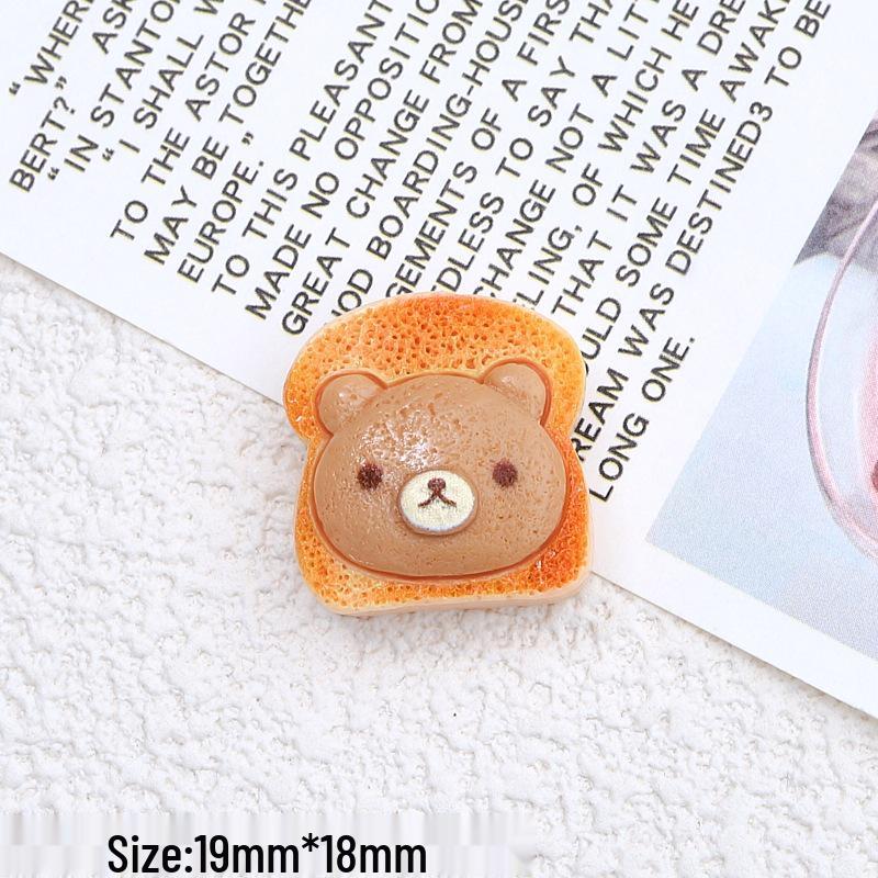 Cartoon Resin Chocolate Candy Hair Clip & Croc Charms DIY Ornaments