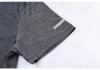 Men’s Quick-Dry Short Sleeve Athletic Top - 2024 Summer Fitness & Running Wear, European & American Style
