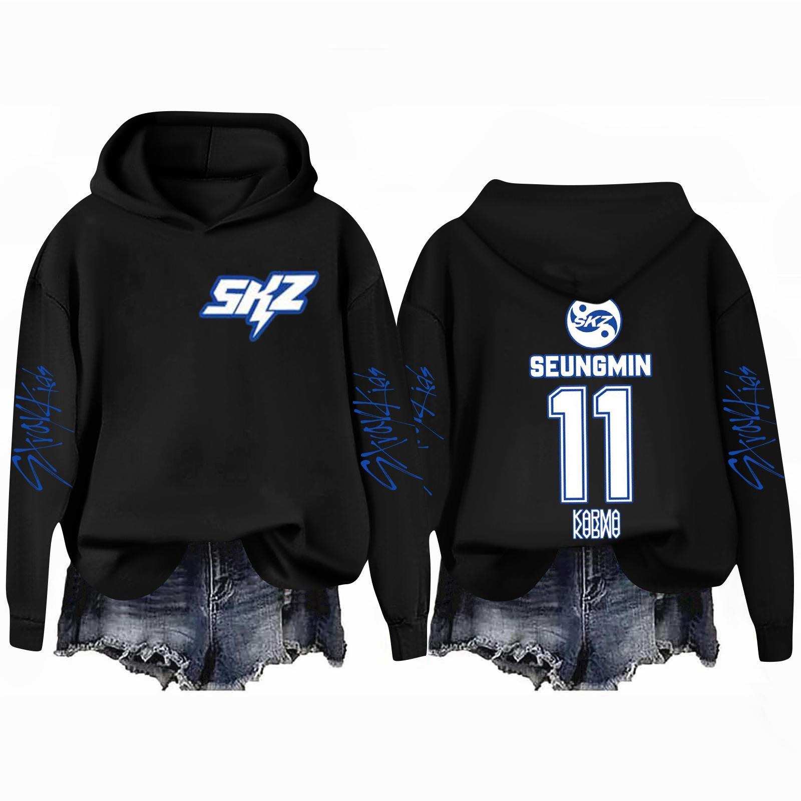 

Women s Fashion Outfit Sweatsuit Printed Long Sleeved Casual Hooded Sweatshirt XL небо синє кольору