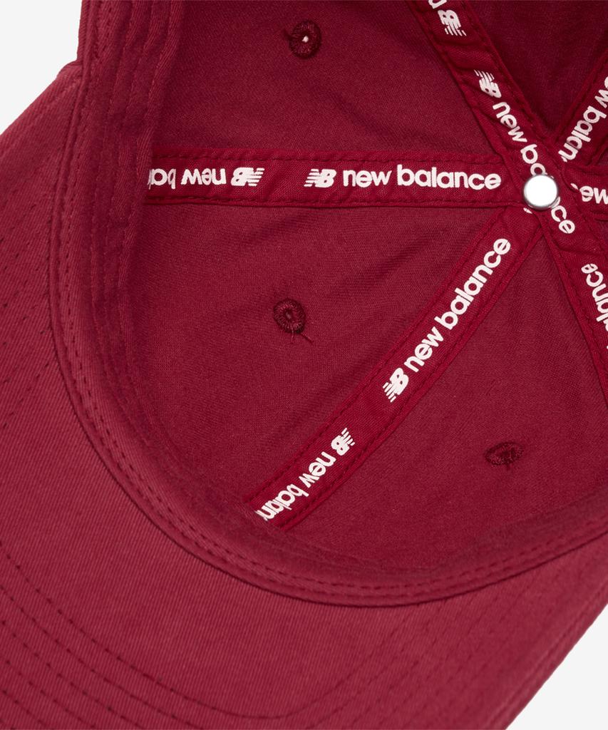 Nyuballanseu Nbgdgs1102 / Letter Logo Ball Cap (Red)