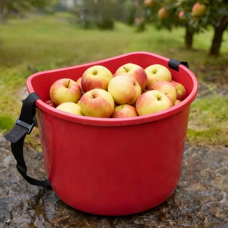Agricultural Use Fruit Picking Basket Lightweight Durable Gardening Tool 1Pcs for Orchard Vegetable Harvest Work