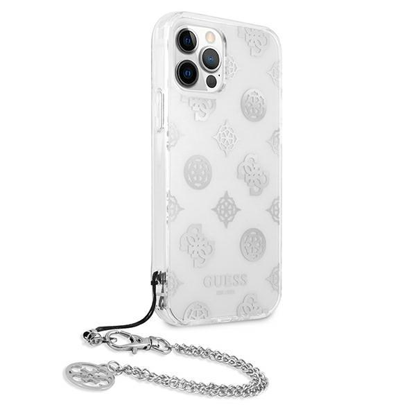 Guess Guhcp12Lkspesi Iphone 12 Pro Max6,7 Srebrny/Silver Hardcase Peony Chain Collection