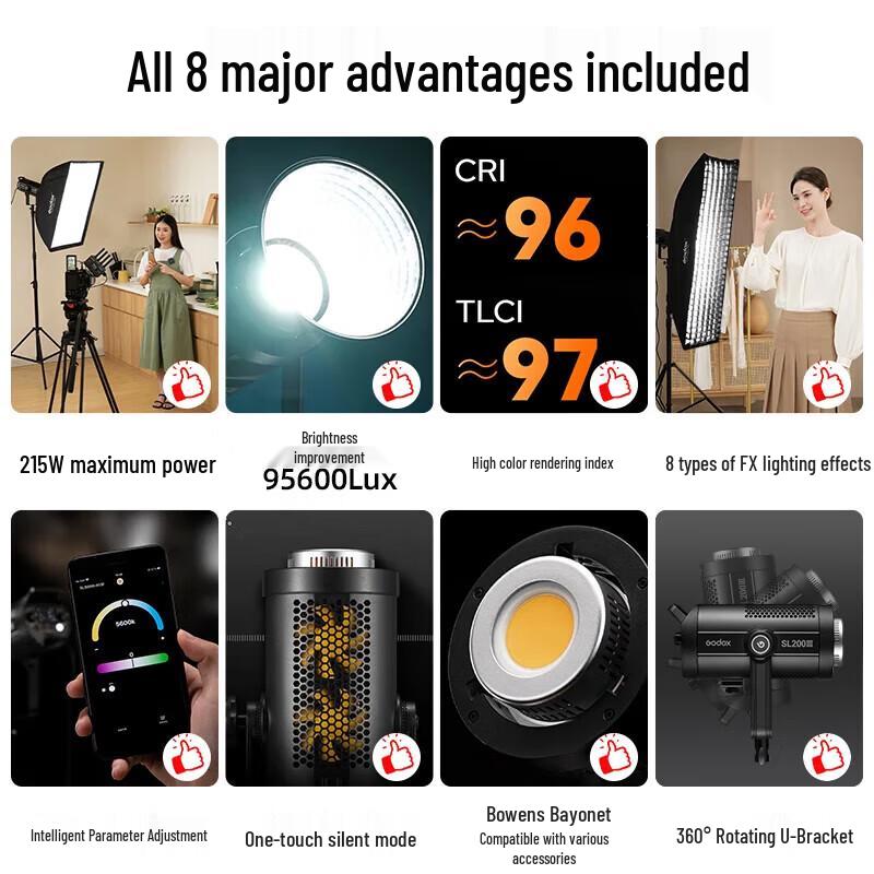Godox SL200III Bi-Color LED Video Light