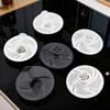 Anti-Clogging Drain Cover Rotating Mesh Sink Strainer Hair Catcher With Drain Holes Kitchen Bathroom Shower Drain Filter Cover