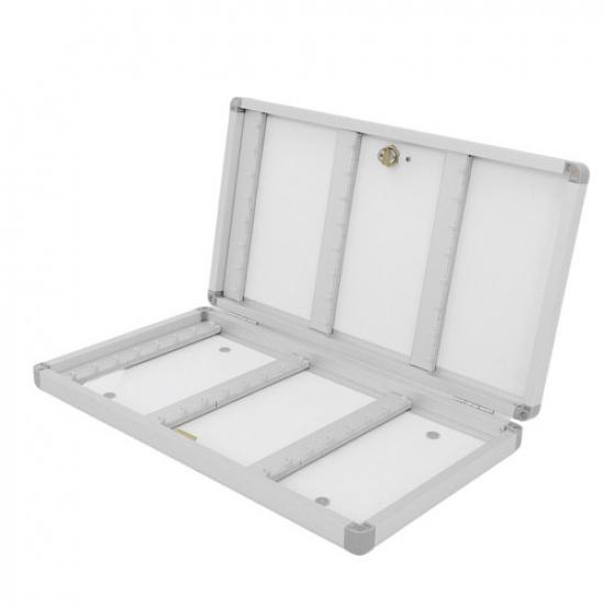 12 Position Wall Mounted Key Storage Box Aluminum Alloy for Car and Office Keys 20.50X20.50X5.50CM