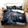 3D Print Kawaii Anime Arknights Bedding Set Single Twin Full Queen King Size Bed Set Aldult Kid Bedroom Duvet Cover Sets