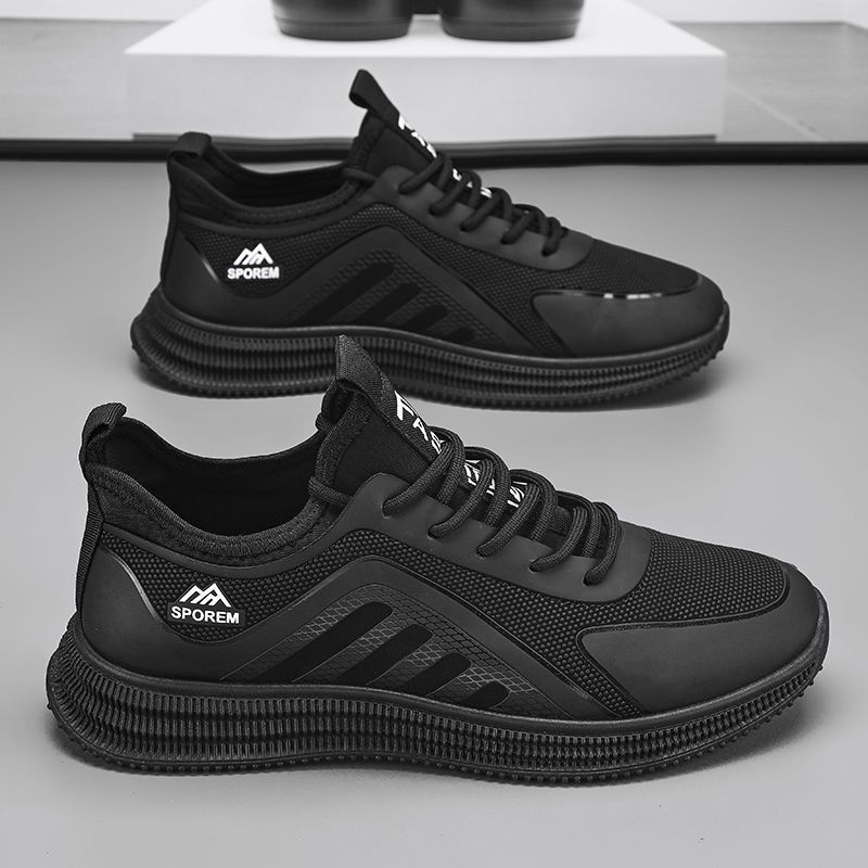 

Мужская легкая повседневная удобная обувь на мягкой подошве Тонкая плоская подошва грязеотталкивающая трендовая легкая нескользящая спортивная обувь 40