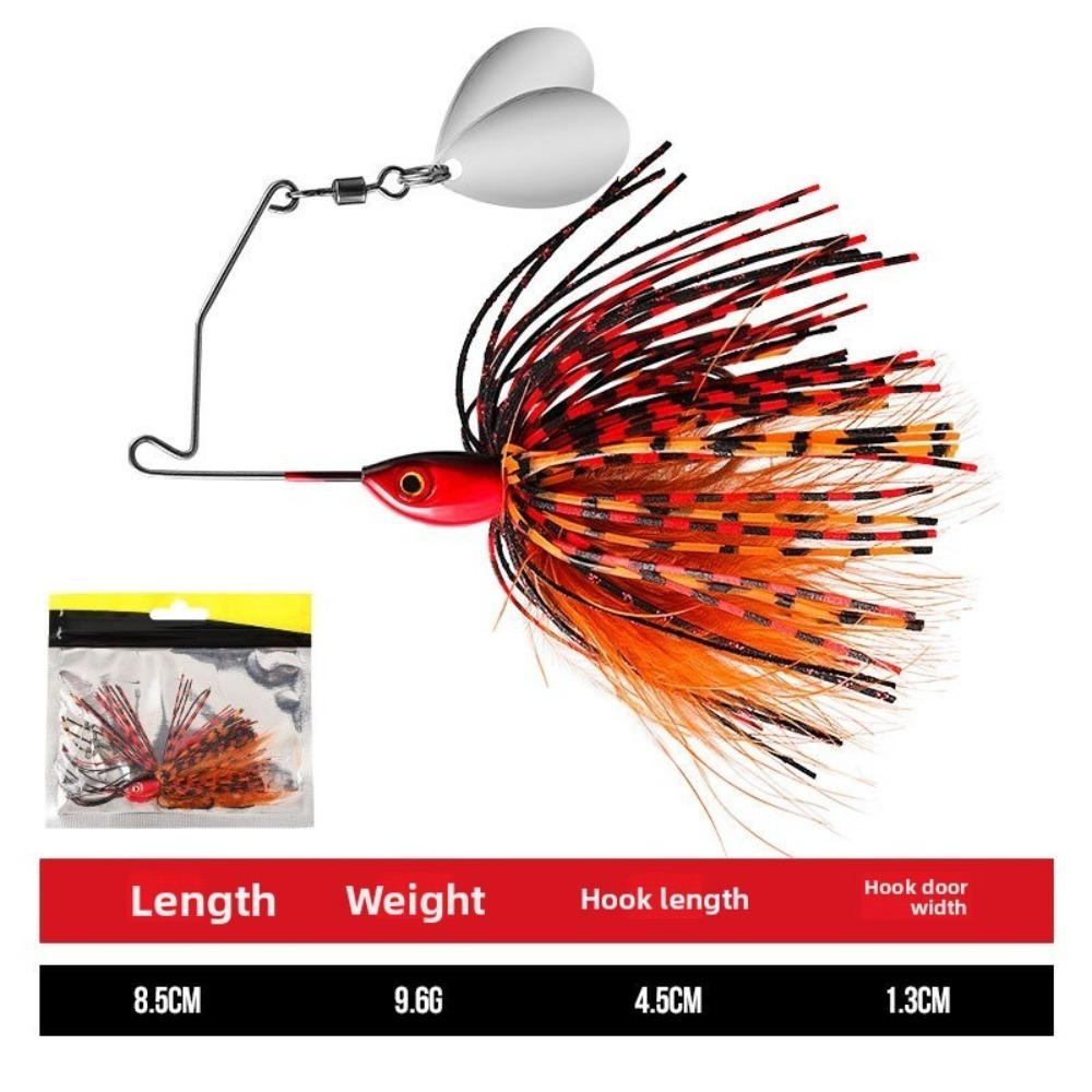 

Chatterbait Style Chatter Bait Dancer Design Blade Jig Professional Grade Buzzbait Saltwater Use E