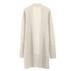 Women's Long Sleeved Color Medium Length Knitted Cardigan Jacket Sweater Knitted Sweater