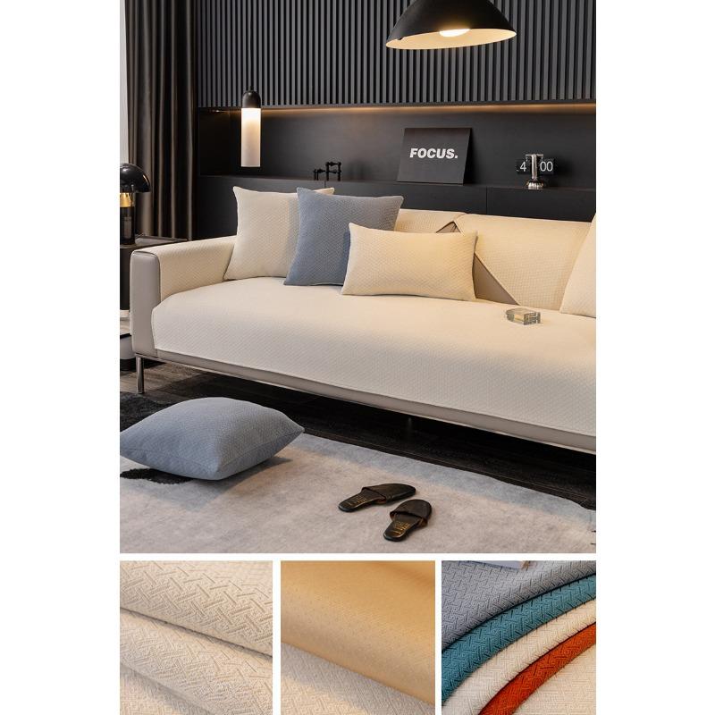 

Подушка для дивана из синели, универсальная, простая, современная, нескользящая, легкая, роскошная, на седло, на четыре сезона 70*70cm