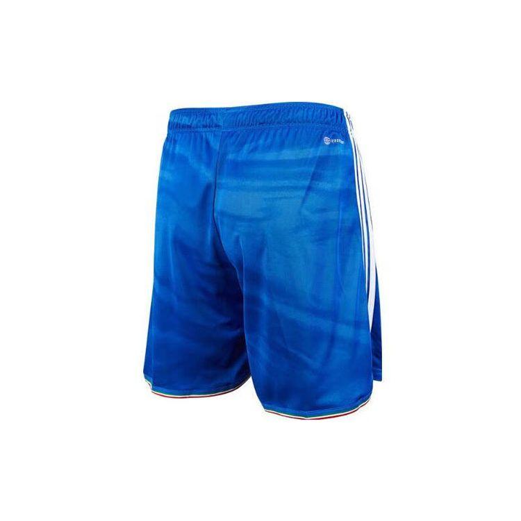 Adidas Striped Sport Training Shorts Men Bottoms Blue HS9877