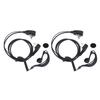 2 PIN Earpiece Headset PTT MIC Interphone Earphone Earpiece 1M Walkie Talkie Earbud Walkie Talkie Headphone for Baofeng UV5R