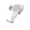 Aluminum Alloy Car Air Vent Gravity Phone Holder with Leather Texture
