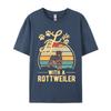 Life Is Better With A Rottweiler Tshirt Boy Funny TShirt Top TShirts Tops Shirt For Unisex On Sale Cotton T Shirt