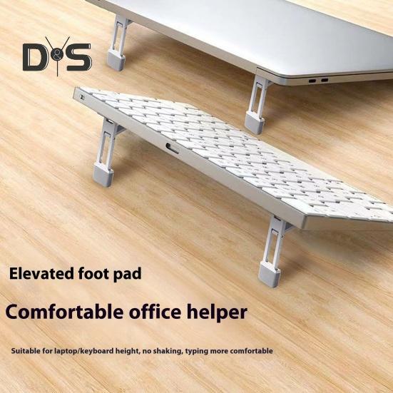 2Pcs Portable Laptop Stand Compact Design Portable Anti-Slip 3 Height Adjustment Notebook Bracket Computer Holders