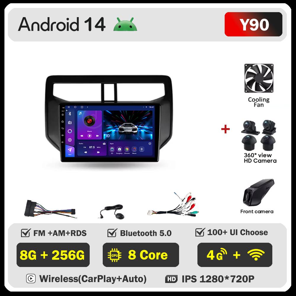 Android 14 For Toyota Rush Daihatsu Terios 2017-2020 Touch Screen Car Multimedia Video Player Wireless Android Auto Radio Wifi
