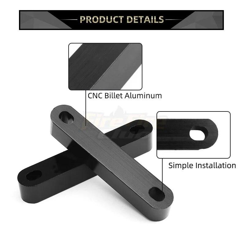 Motorcycle 19" Front Fender Spacer Brackets For Harley Touring Electra Glide FLHT Road Glide FLTR Road King FLHR 1997-2013