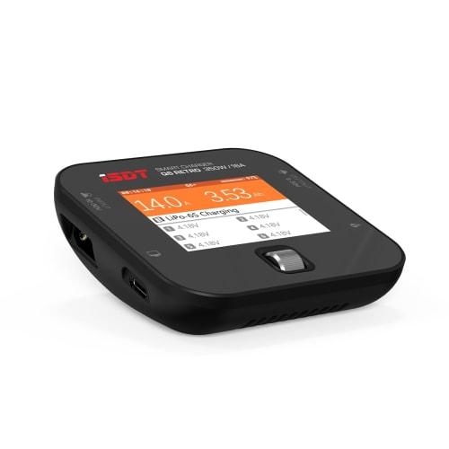ISDT Q6-Retro DC Lipo Battery Charger/Discharger, 350W 16A Rc Charger, 2-6S Battery Balance Charger for Li-Po, Li-Hv, Li-Ion, Li-Fe, NiMH, Ni-Cd, and