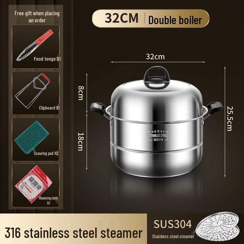 Aburitor Multi-Strat din Oțel Inoxidabil pentru Uz Casnic & Comercial - Compatibil cu Inducție & Gaz