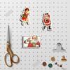 Merry Christmas House Stickers: Santa Claus Planner DIY Decoration - 50 Sheets for Phone & More
