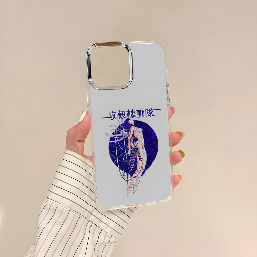 G-Ghost In The Shell Phone Case For IPhone 17 Air 16 15 14 13 12 11 Pro Pro Max Plus Transparent Soft Cover