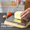 Stainless Steel Cheese Slicer with Scale Kitchen Butter Knife for Home Cheese Slicer Ham Cheese Slicer