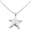 American Retro Starfish Pendant Necklace - Spicy Girl Seaside Vacation Style, Sweet & Cool Long Necklace with Exaggerated Sweater Chain.