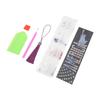 Diamond Art Bookmarks American Pattern Bookmark Making Kit Waterproof DIY Handcrafted Art Bookmarks with Tassel for DIY