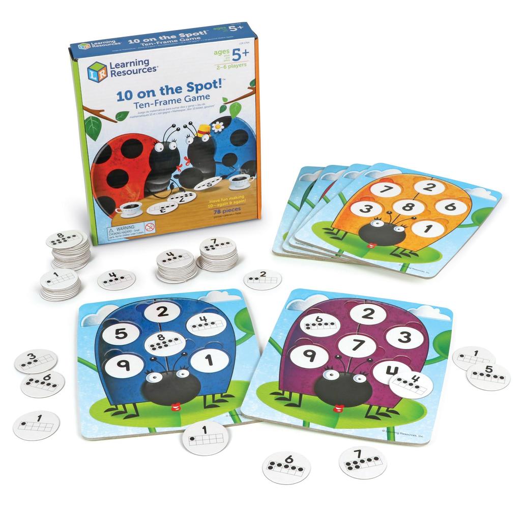 Learning Resources Math Game: Let's Make 10 (Calculation Game) LER1764 (Authentic Product)