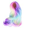 Joint Doll Wig Gradient Color High Simulation Soft Supple 1:3 Doll Wig for 21‑24cm Head Circumference Dolls