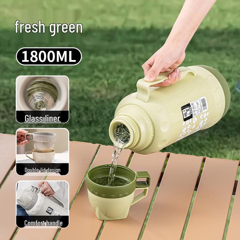 2025 New Large Capacity Glass-Lined Thermos for Home or Office